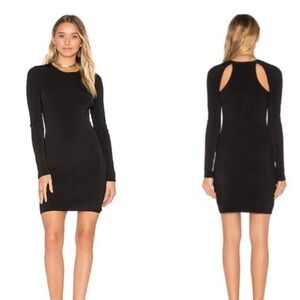 Elizabeth and James long sleeve ribbed dress